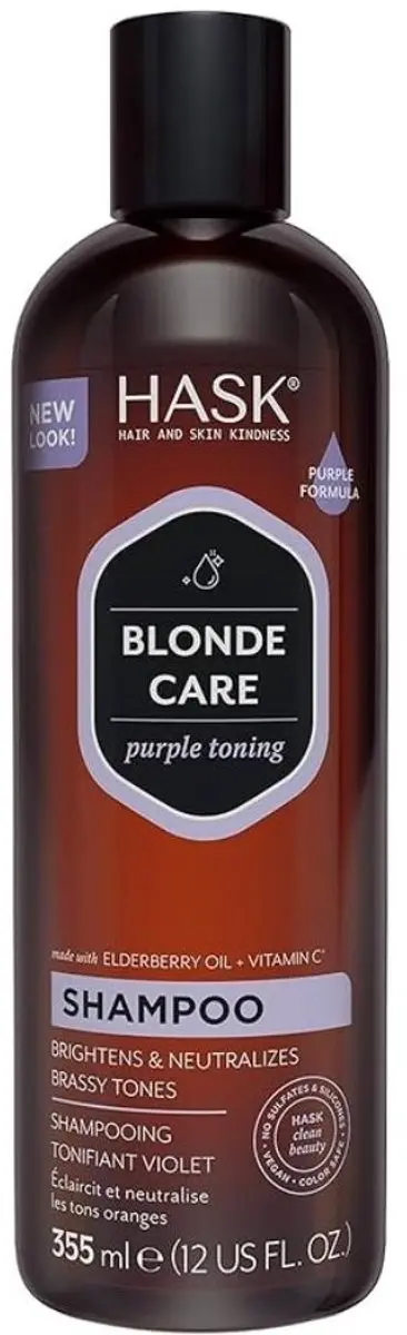 Hask Shampoo Bar Purple Blonde Care 355ml