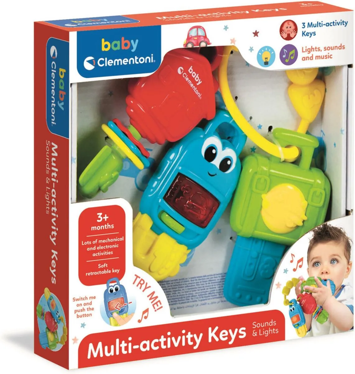 Clementoni Elektrische Sleutels - Educatief Speelgoed - 3x AAA - afbeelding 6 van 6