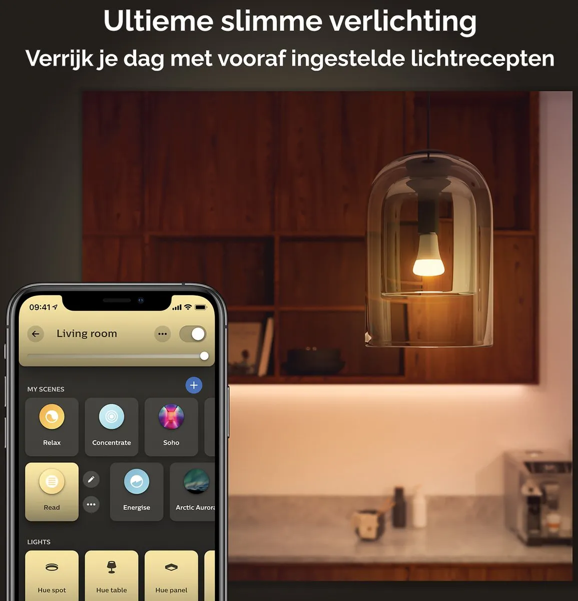 Philips Hue Standaardlamp E27 1600lm - Mat - Bluetooth