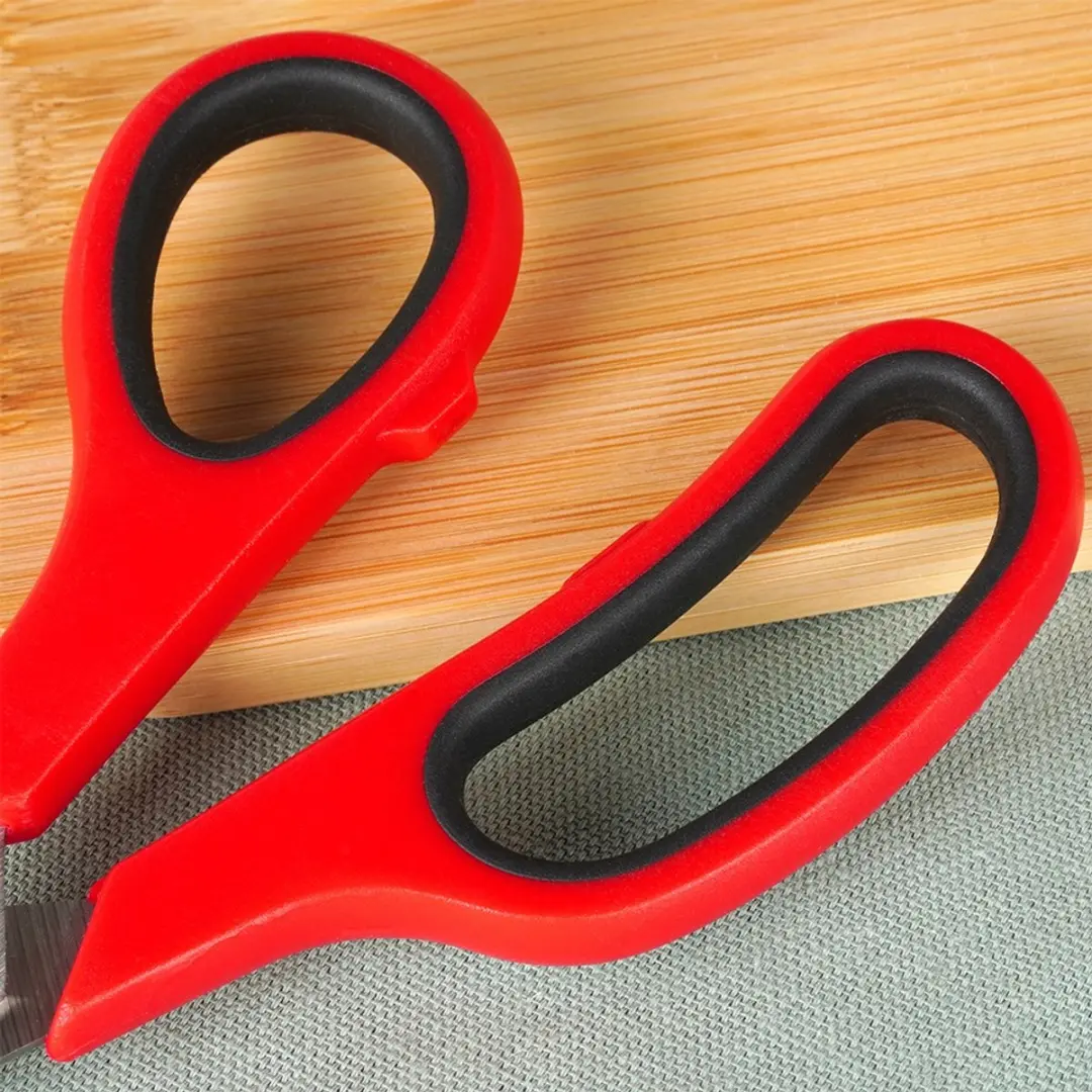 Orion Stalen Schaar 21cm - Rood Handvat