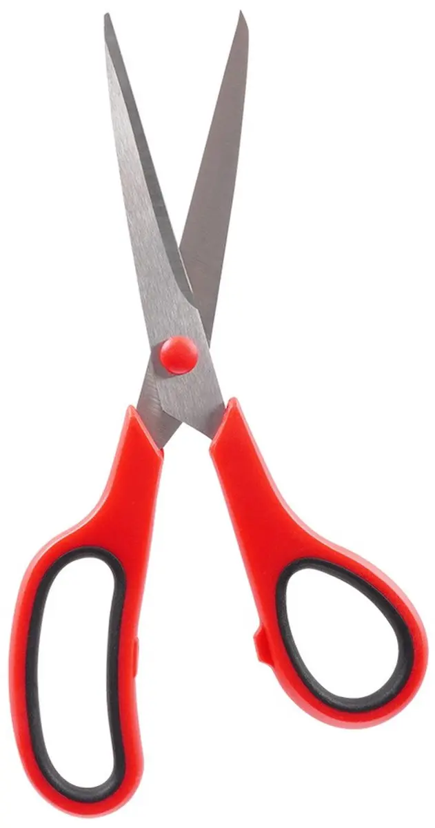 Orion Stalen Schaar 21cm - Rood Handvat