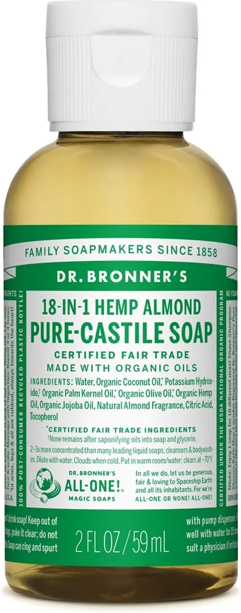 Dr. Bronner's Amandel Vloeibare Zeep 240ml