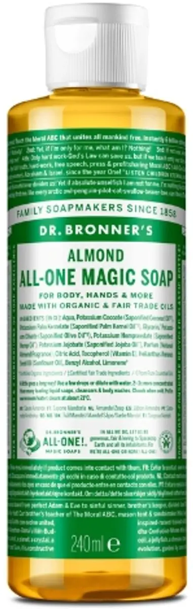 Dr. Bronner's Amandel Vloeibare Zeep 240ml