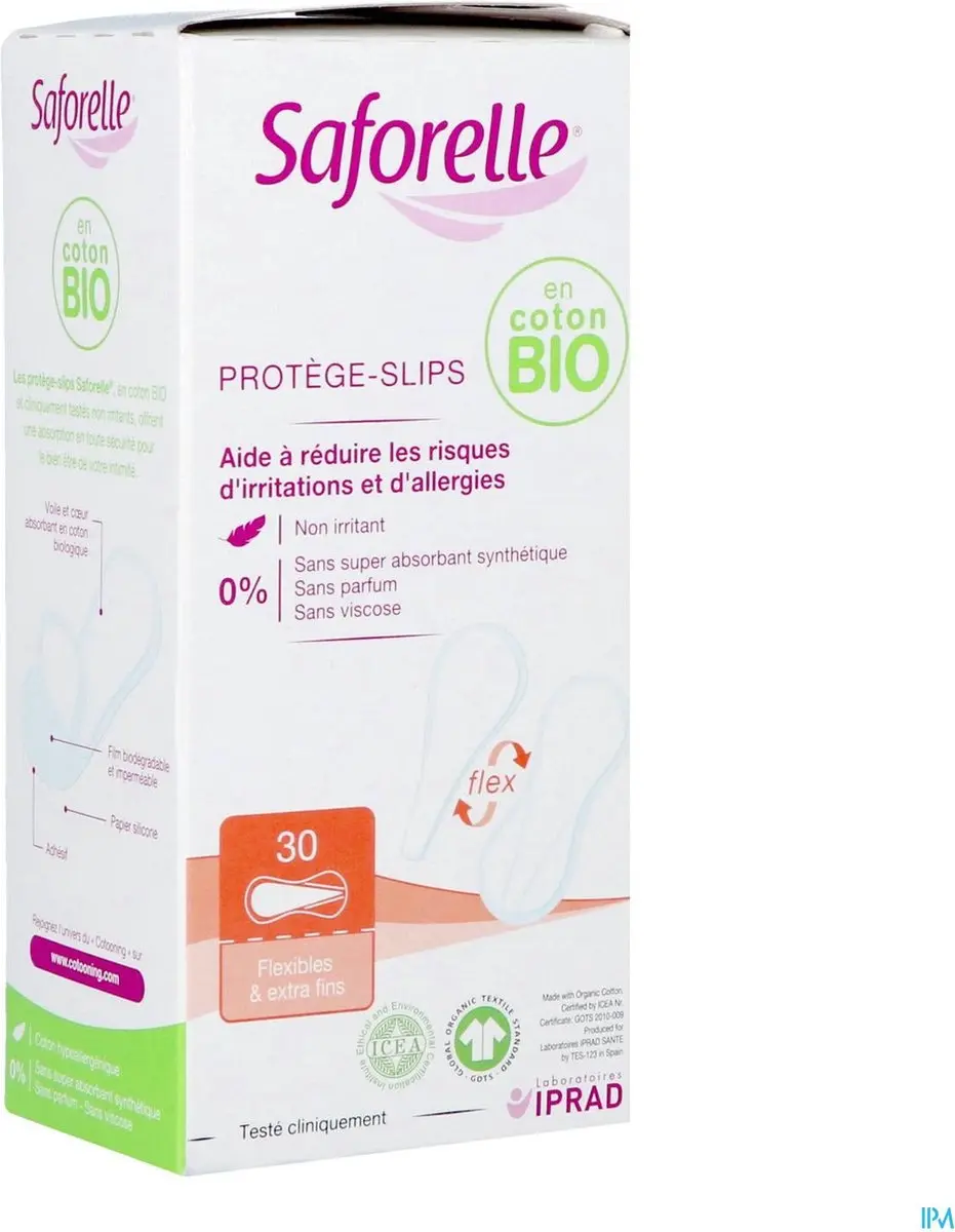 Saforelle 30 Extra-Fijne Flexibele Inlegkruisjes - afbeelding 6 van 6