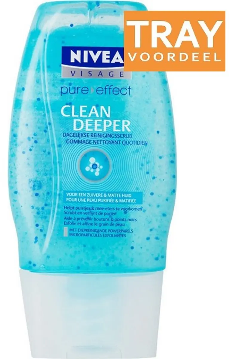 NIVEA Visage Pure Effect Deep Cleansing Scrub 12x150ml