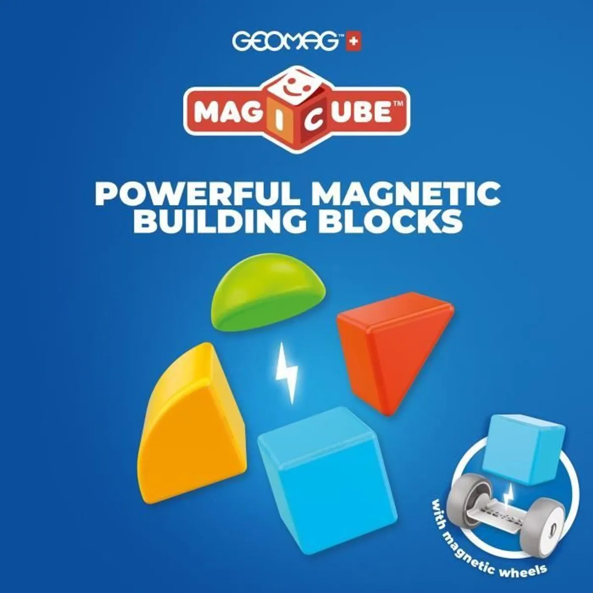 Geomag Magicube Blokken Gerecycled Auto's - 10 Stuks - Multicolor - afbeelding 6 van 6