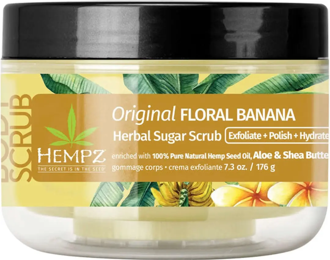 Hempz Original Floral Banana Herbal Sugar Scrub 176g