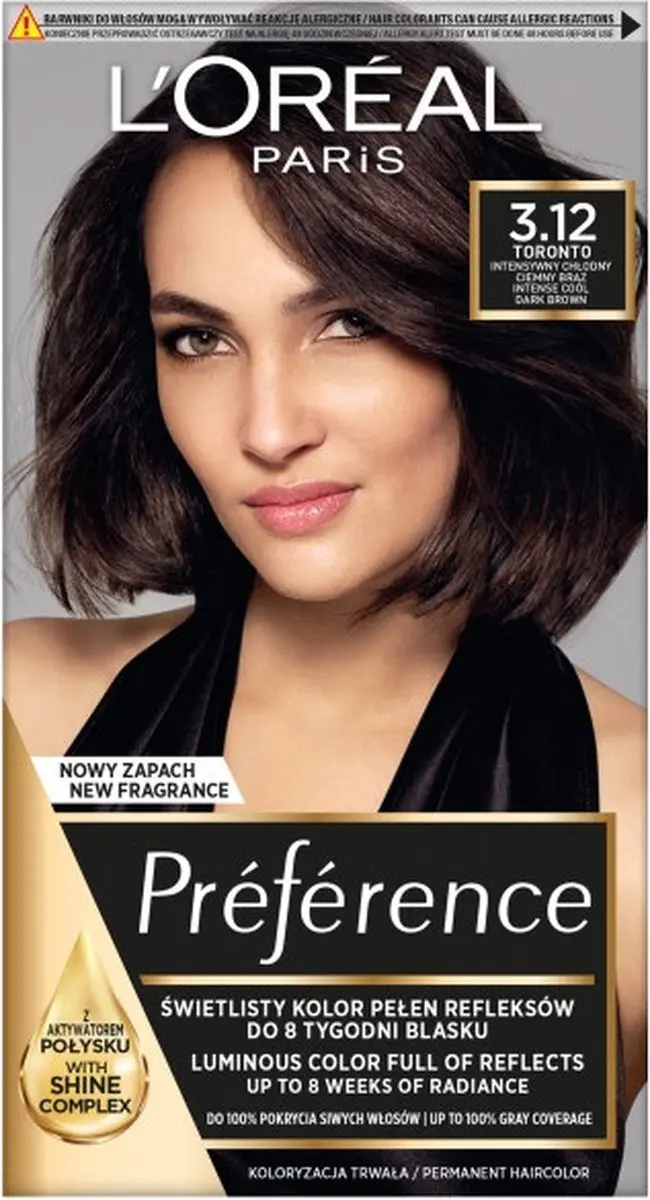 L'Oréal Paris Voorkeur Haarverf 3.12 St Honore - 1ml