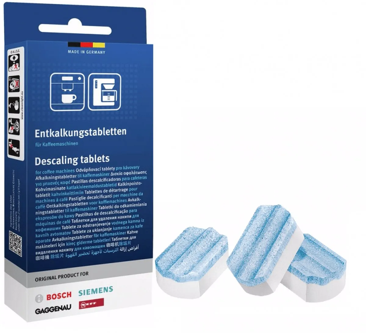Siemens 2in1 Ontkalkingstabletten 00311819 - 3 Stuks