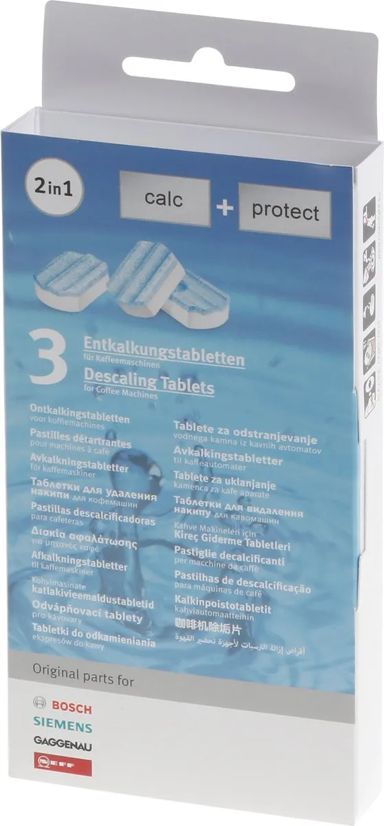 Siemens 2in1 Ontkalkingstabletten 00311819 - 3 Stuks