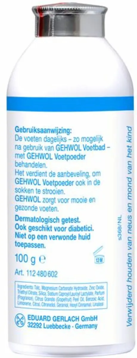 Gehwol Voetpoeder 100g - Bij Zweetvoeten