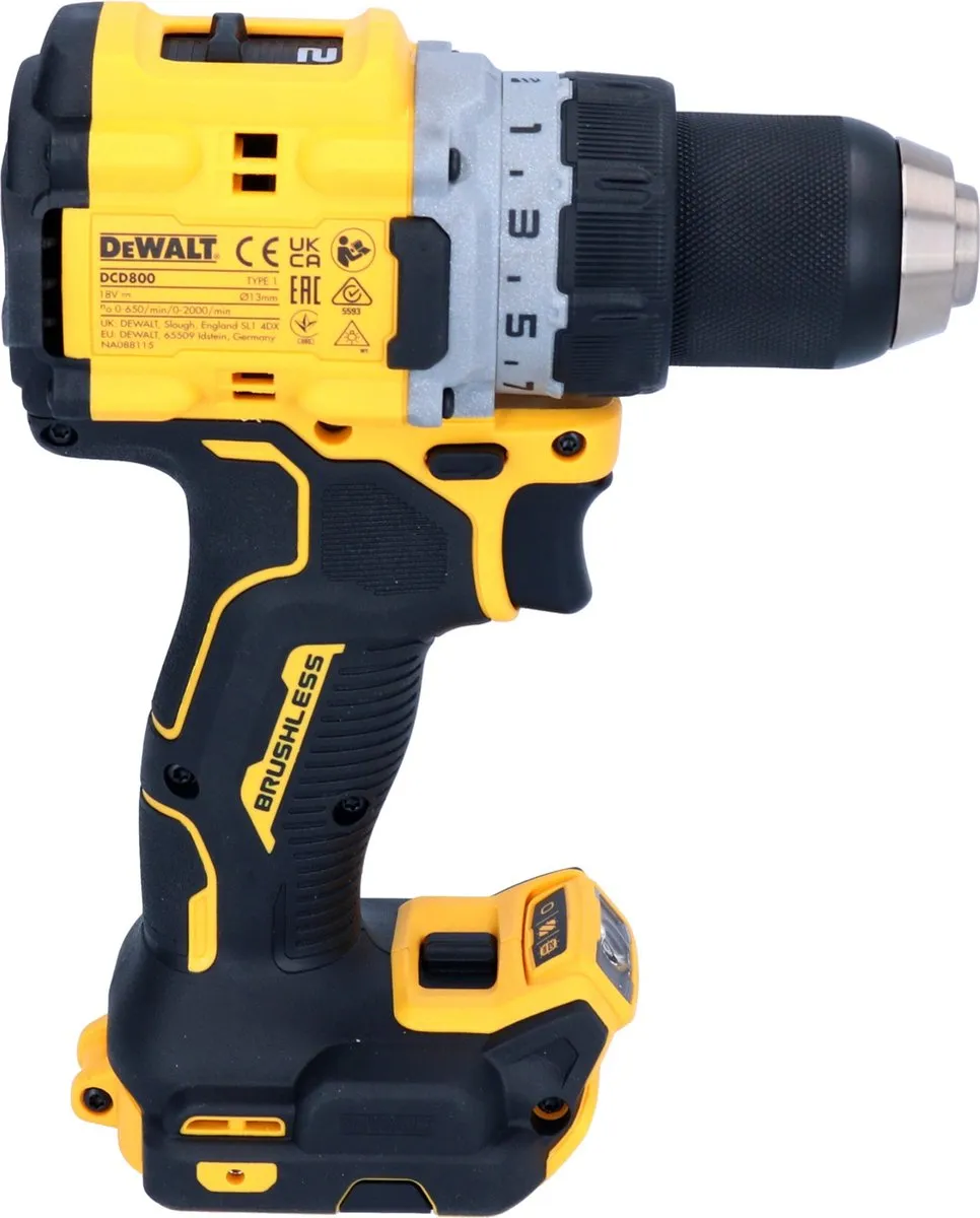 DeWalt DCD800 Accuboormachine 18V - 90Nm Borstelloos