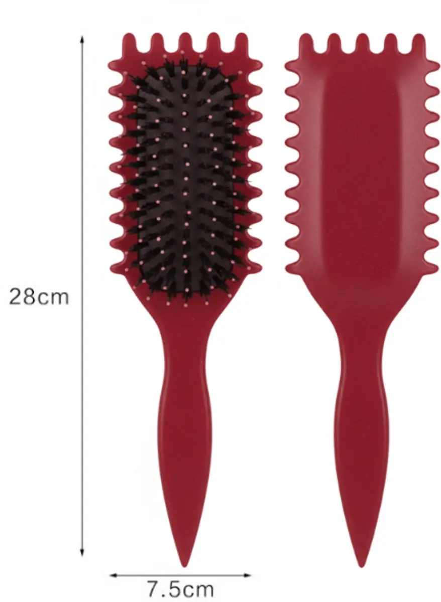 Doop Me & Brush Curly Hair Stylingborstel - Rood