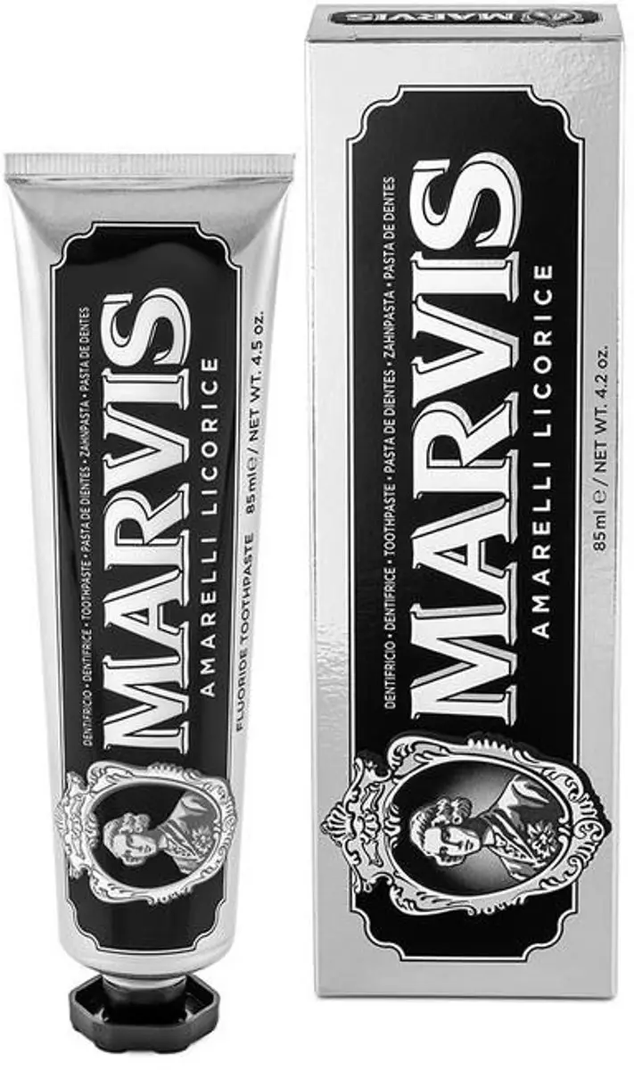 Marvis Tandpasta Frisse Adem Amarelli Licorice 85ml
