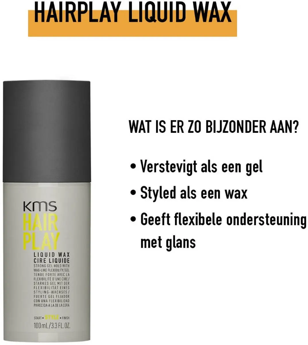KMS Hair Hair Play Liquid Wax 100ml