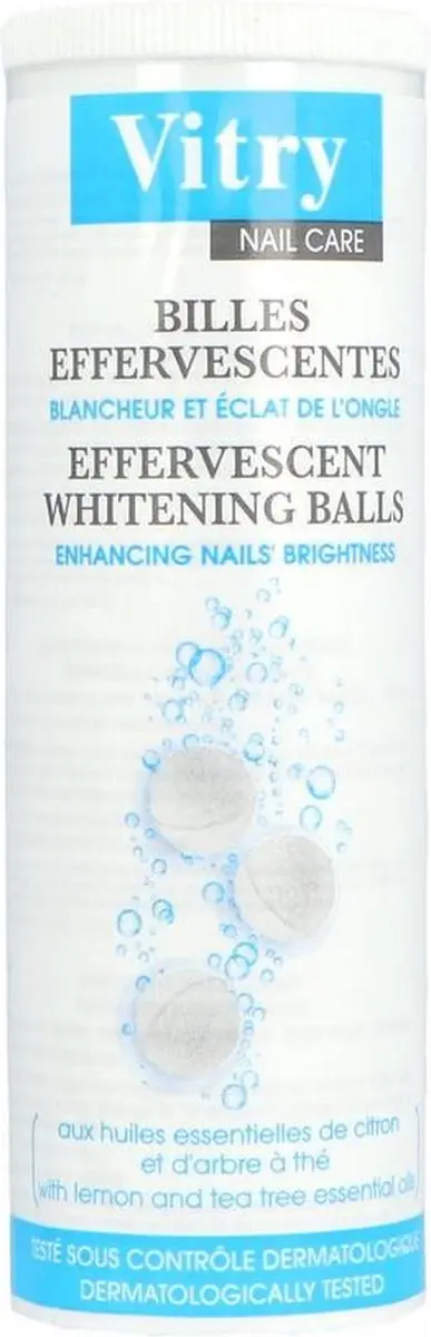 Vitry Effervescent Nagellak - 60ml - Wit/Geel