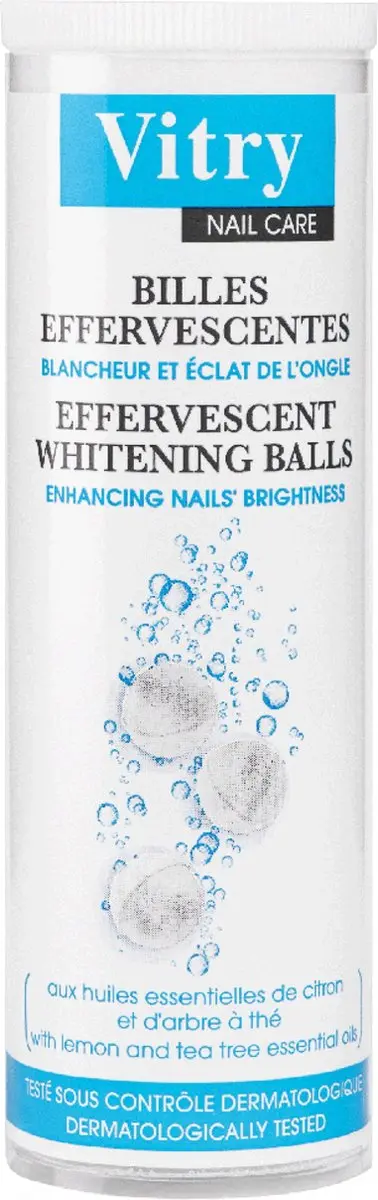 Vitry Effervescent Nagellak - 60ml - Wit/Geel
