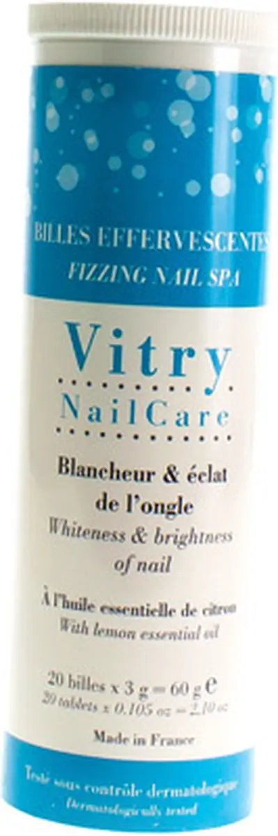 Vitry Effervescent Nagellak - 60ml - Wit/Geel