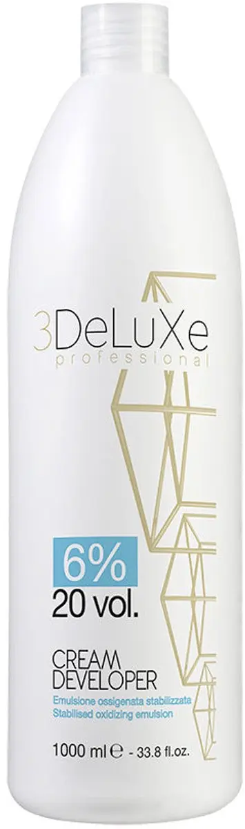 3Deluxe Cream Developer 20 Vol 1000ml