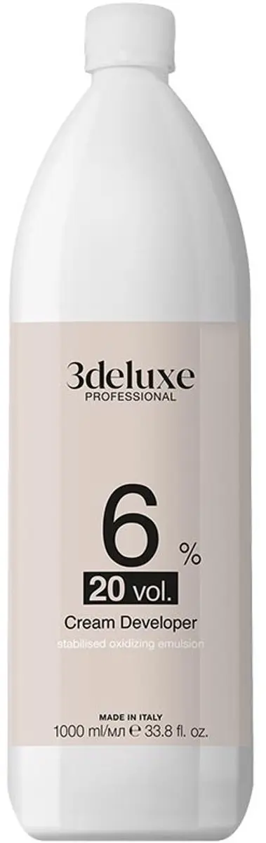 3Deluxe Cream Developer 20 Vol 1000ml
