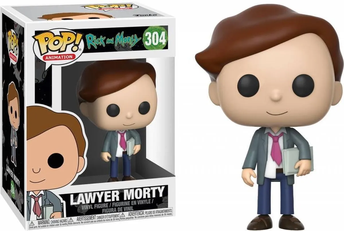 Funko Pop! Lawyer Morty #304 Rick & Morty Verzamelfiguur