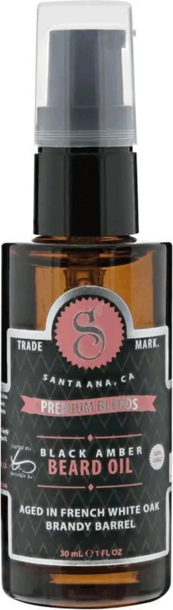 Suavecito Premium Beard Oil Black Amber 30ml
