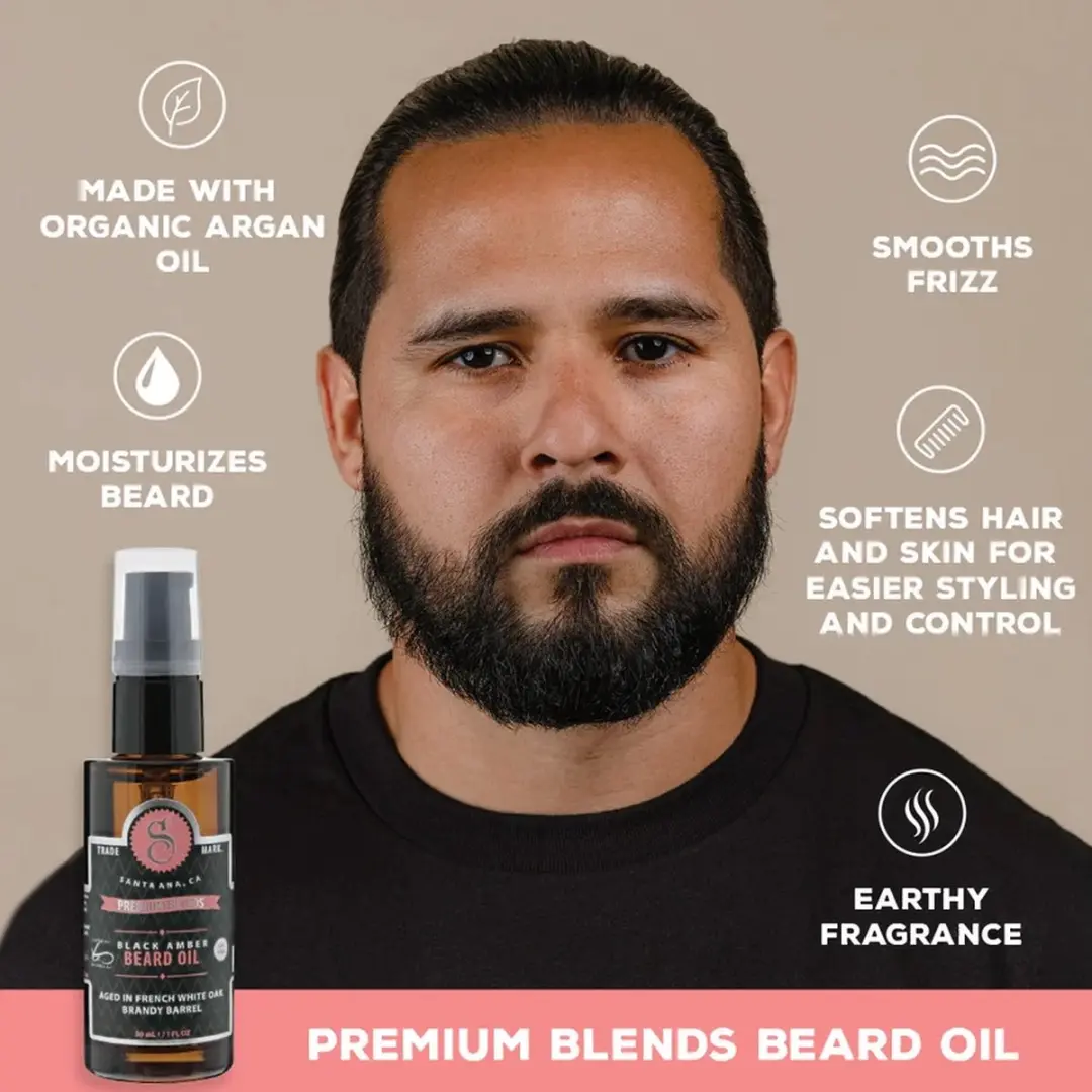 Suavecito Premium Beard Oil Black Amber 30ml