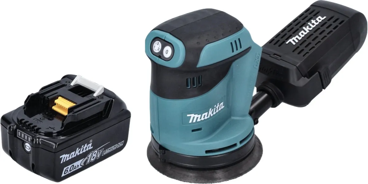 Makita DBO 180 G1 Excentrische Schuurmachine 18V 125mm - 6,0 Ah - afbeelding 2 van 5