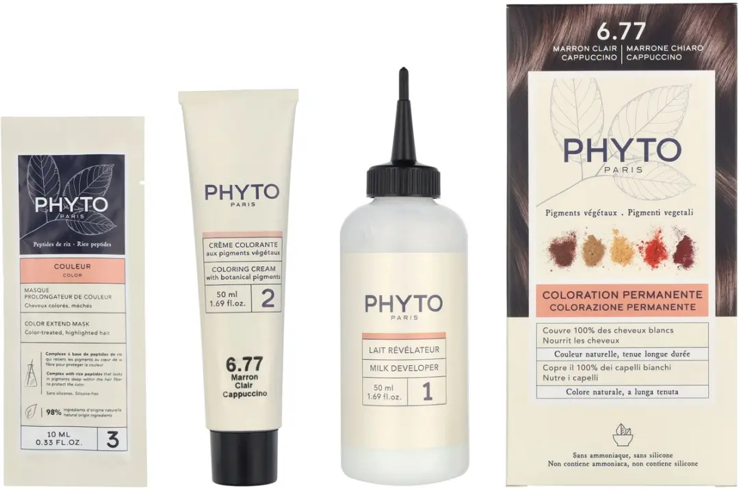 Phyto PhytoColor 6.77 Permanent Haarkleur - Kastanjebruin - 3ml