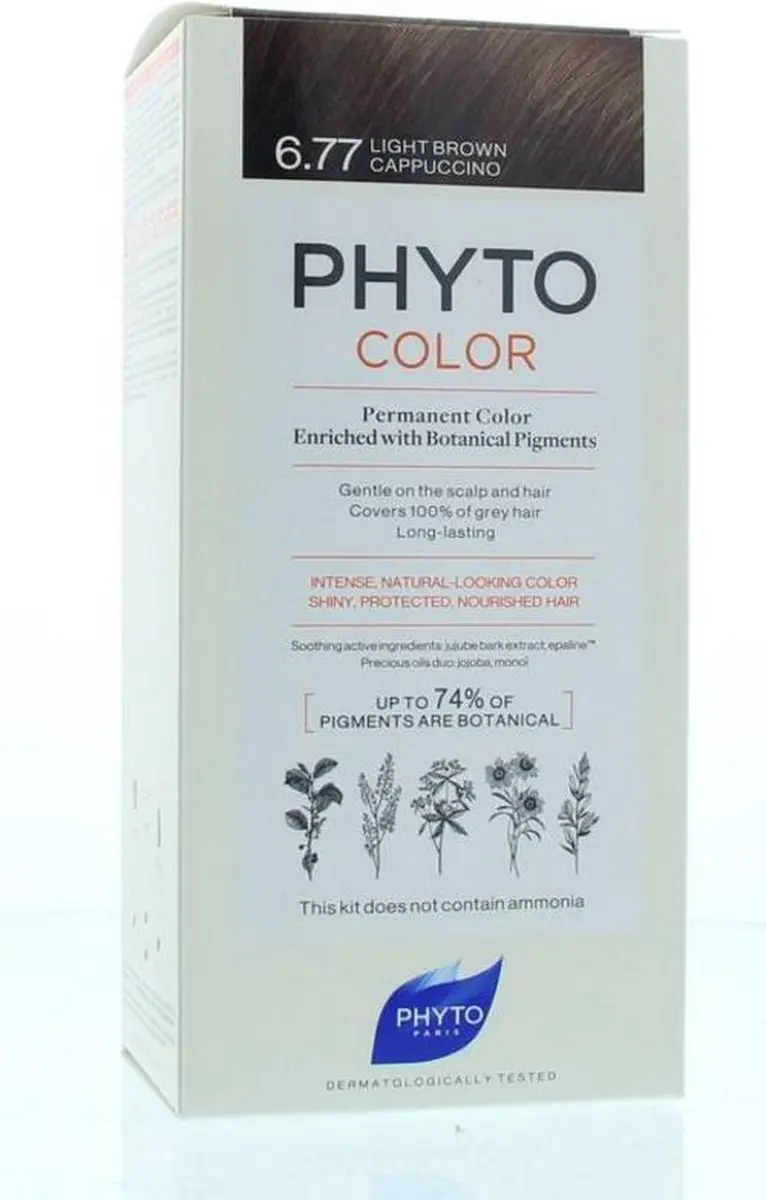 Phyto PhytoColor 6.77 Permanent Haarkleur - Kastanjebruin - 3ml