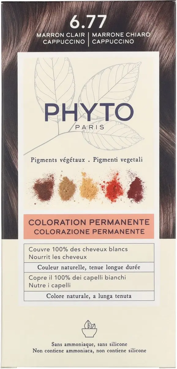 Phyto PhytoColor 6.77 Permanent Haarkleur - Kastanjebruin - 3ml