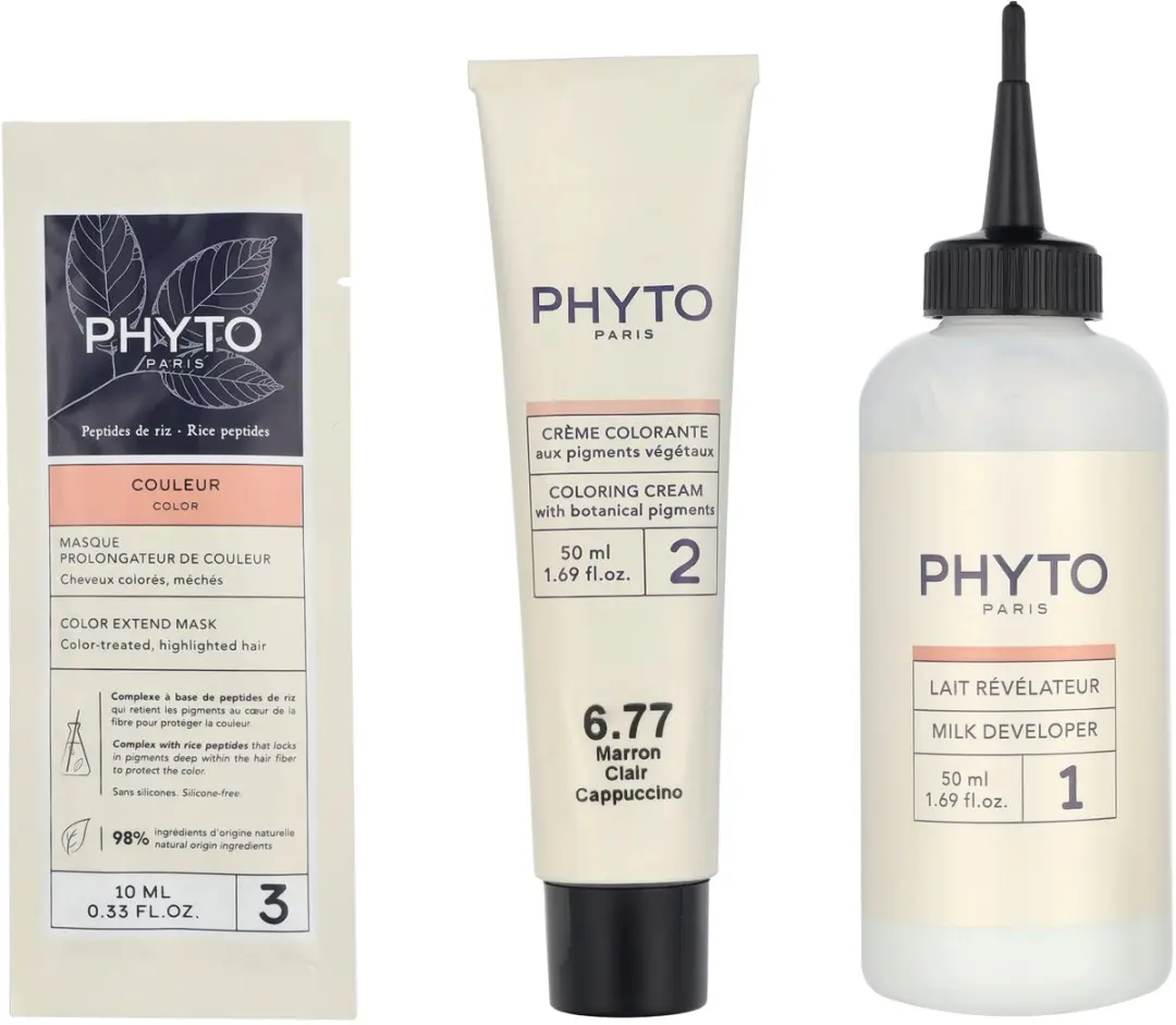 Phyto PhytoColor 6.77 Permanent Haarkleur - Kastanjebruin - 3ml