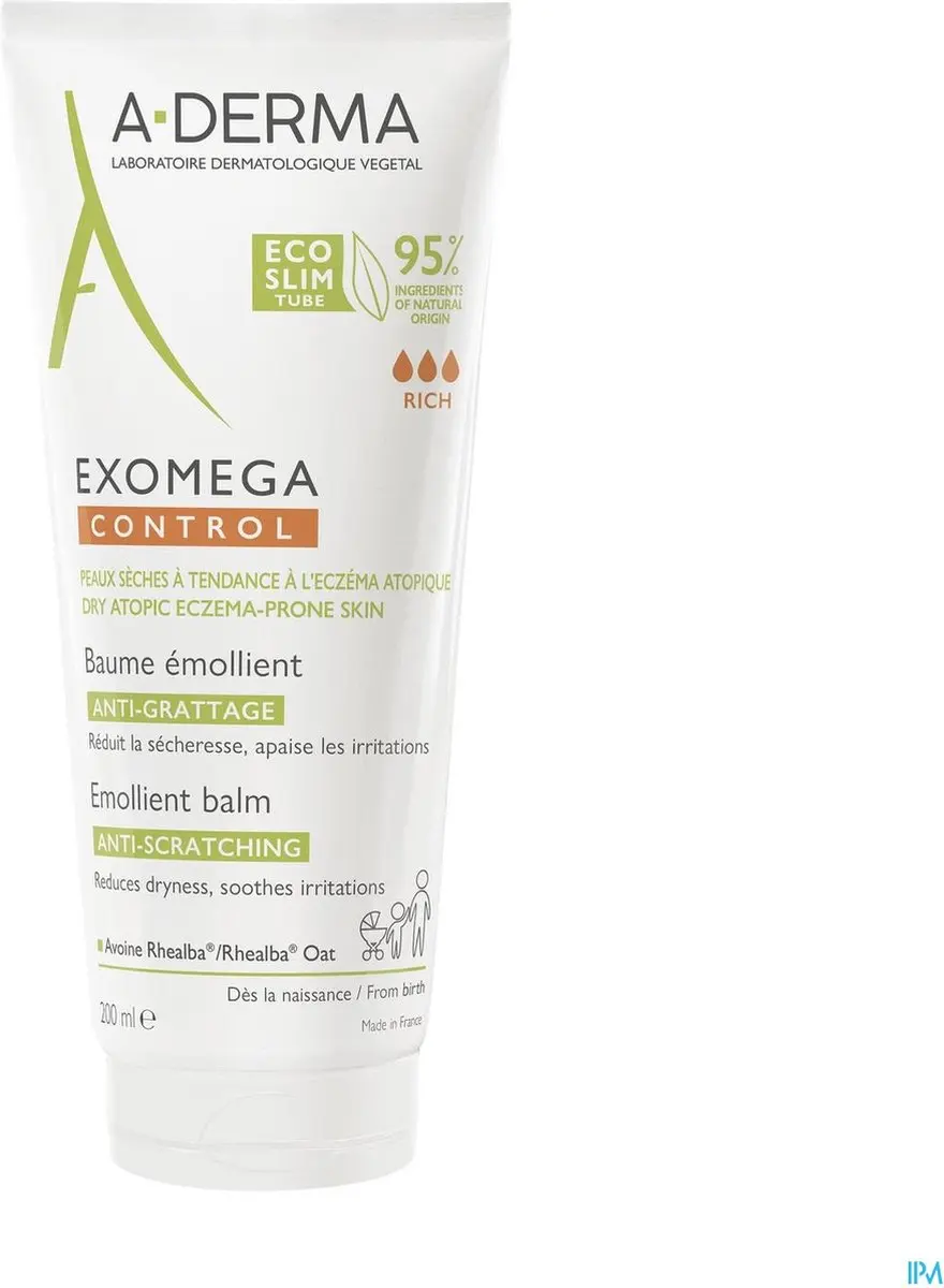 A-Derma Exomega Control Verzachtende Balsem 200ml