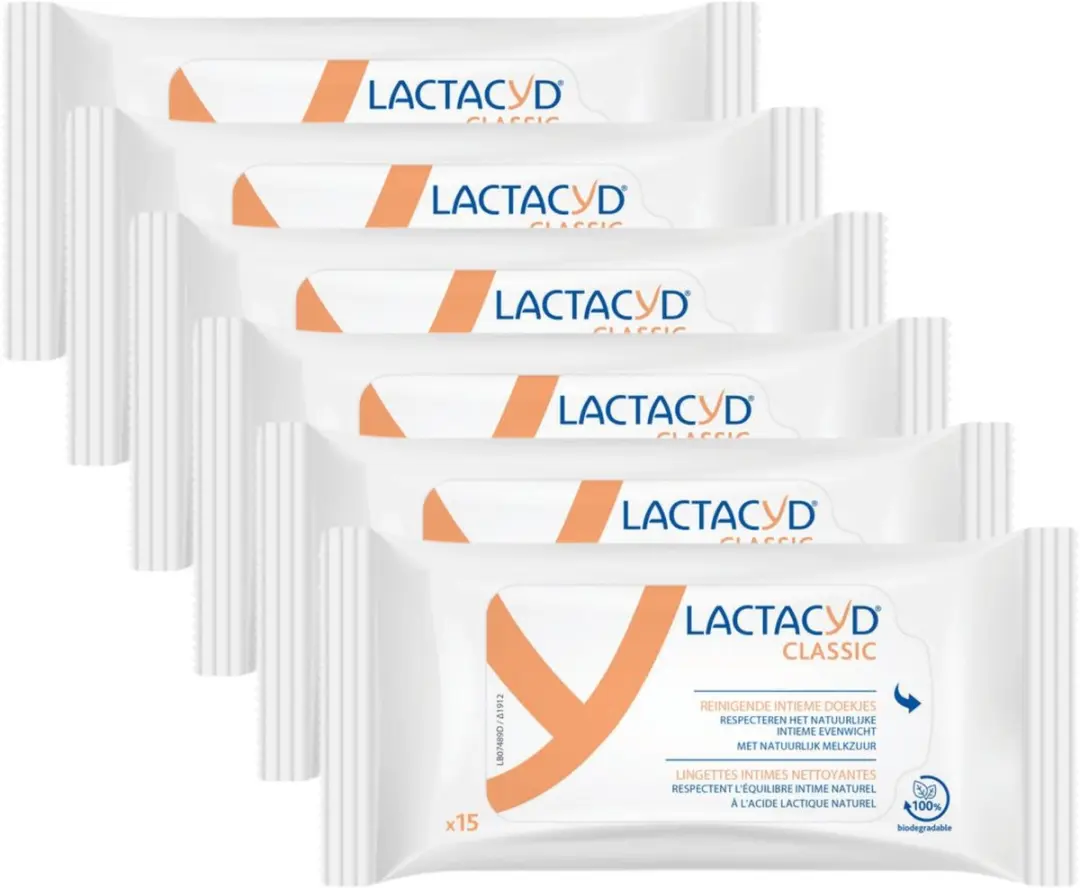 Lactacyd Classic Intieme Doekjes - 90 Stuks