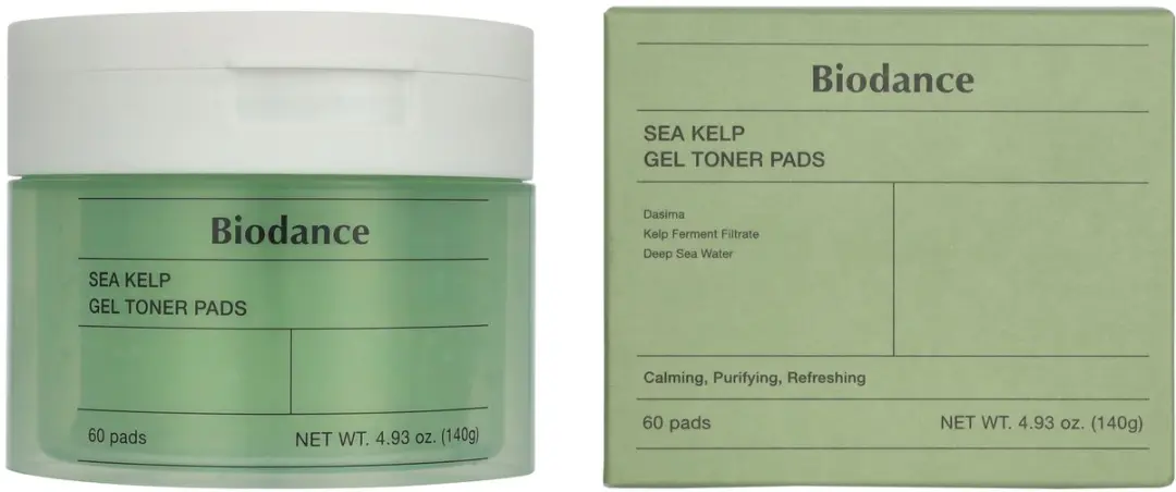 Biodance Sea Kelp Gel Toner Pads - 60 Stuks