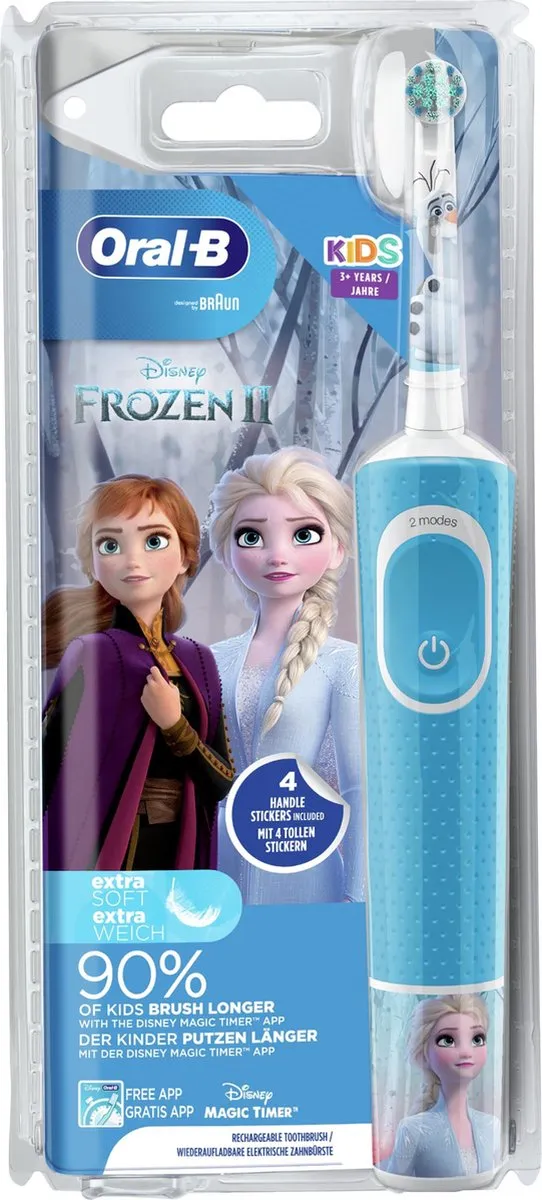 Oral-B Kids Disney Frozen Elektrische Tandenborstel - Blauw