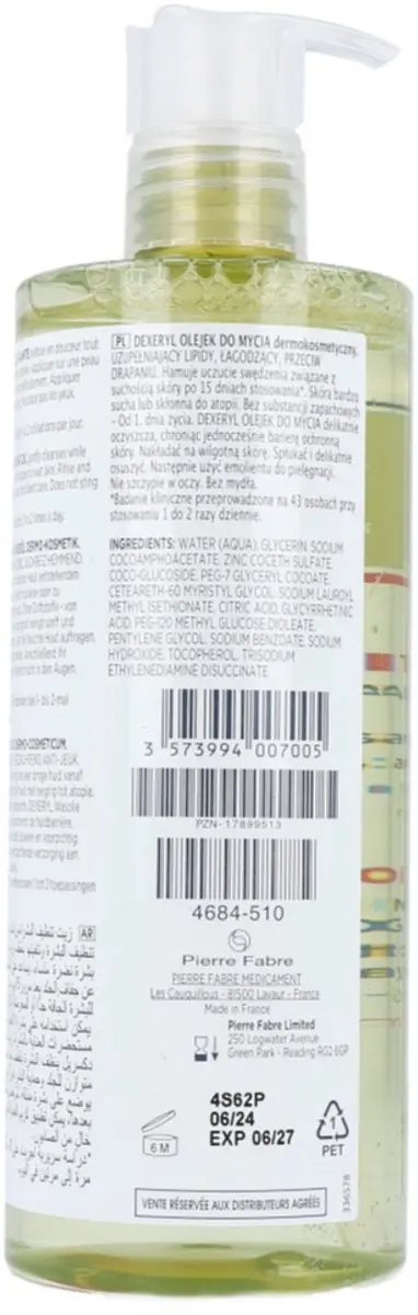 Dexeryl Reinigingsolie 500ml