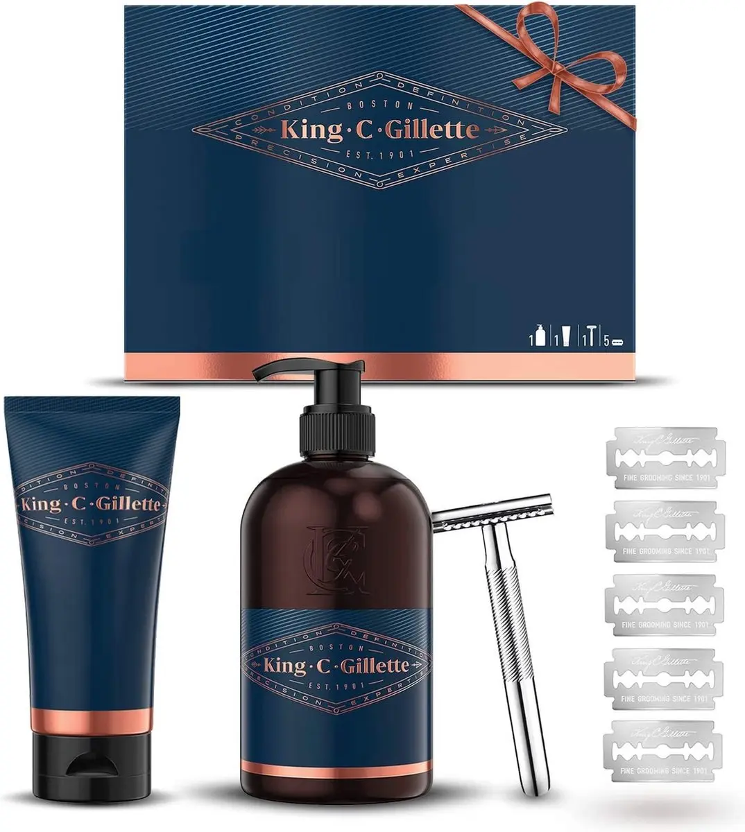 King C. Gillette Starter Geschenkset - 500ml