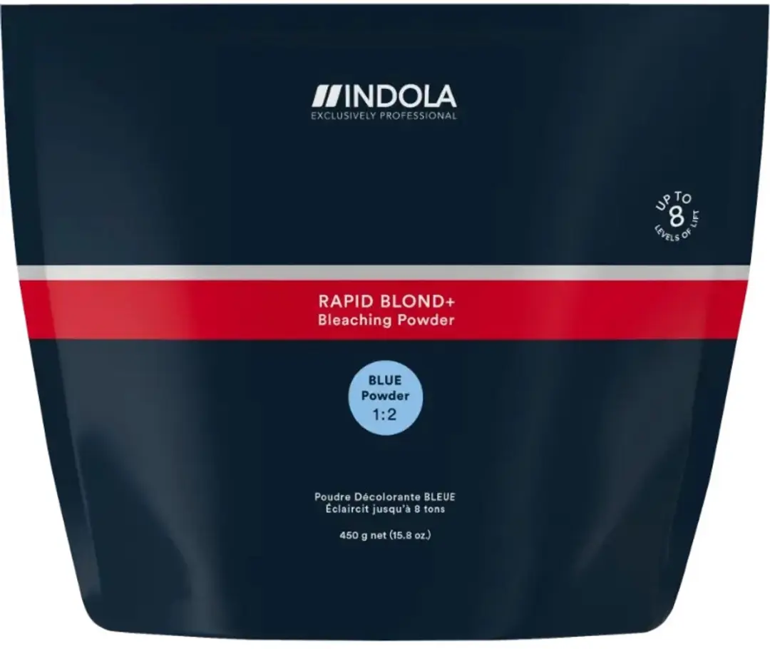 Indola Rapid Blond 9+ Blue Kleurspoeling 450ml - Zwart