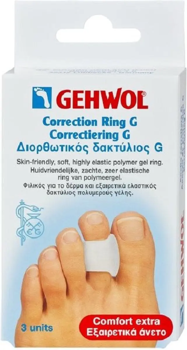 Gehwol Correctieringen G Hamerteen - Polymeergel - 3 Stuks Wit