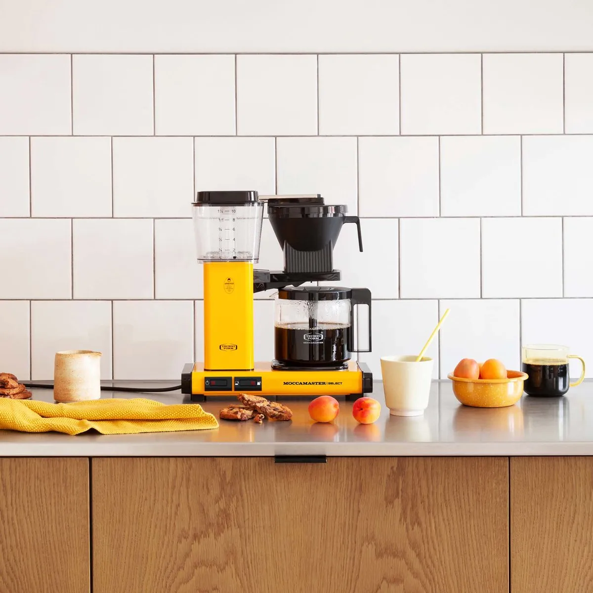 Moccamaster KBG Select - Filterkoffiezetapparaat - Yellow Pepper - 5 jaar garantie