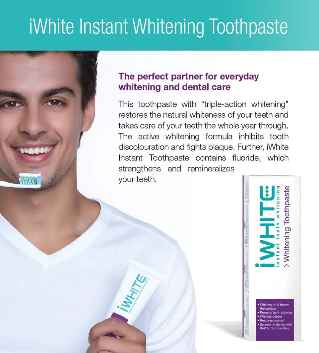 iWhite Tandpasta 375ml