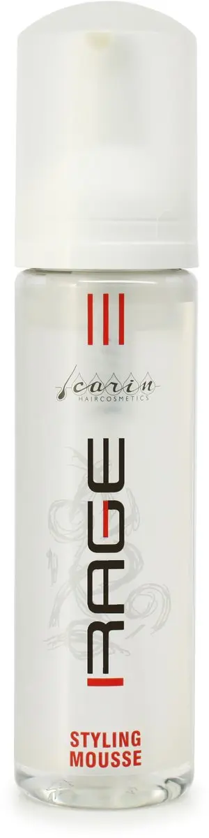 CARIN Rage Styling Mousse Hold 4 Shine 3 200ml