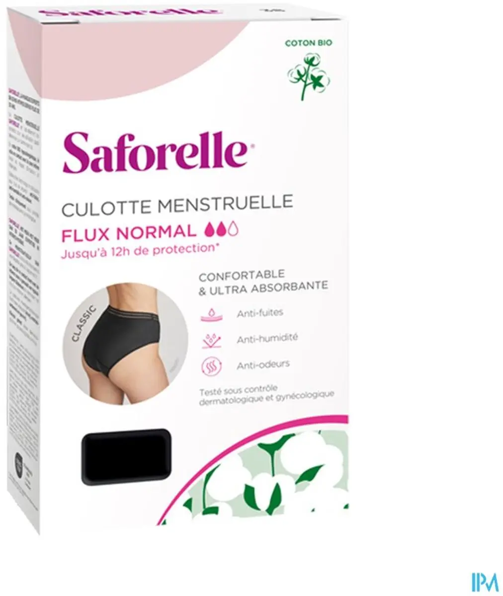 Saforelle Menstruatieslip Normale Vloed - 1 Stuk