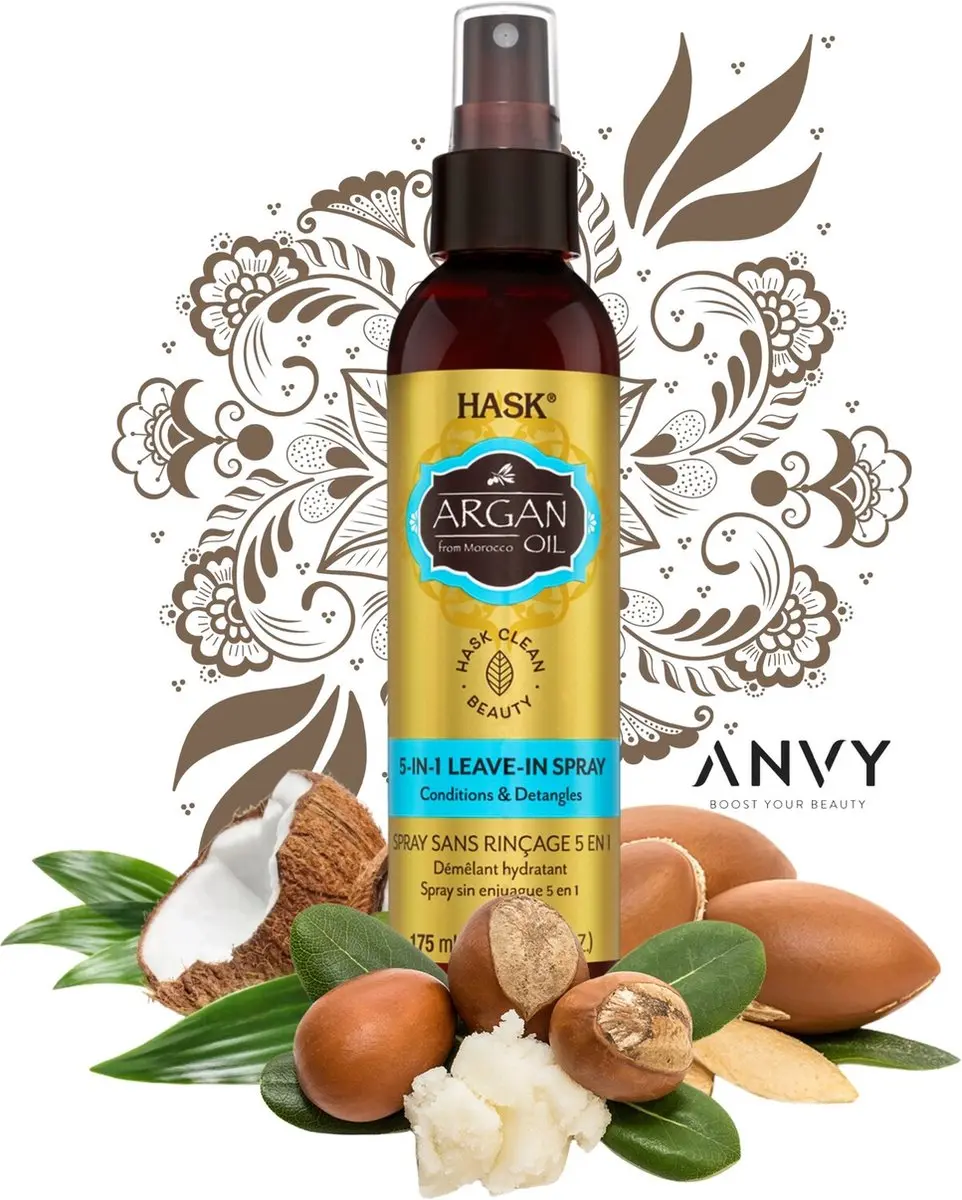 Hask Argan Oil Repairing 5-in-1 Leave-In Spray 175ml