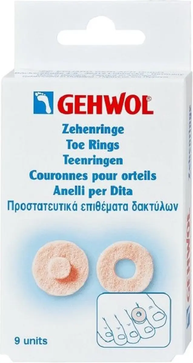 Gehwol Bescherming Anti Druk Teenringen 9ml