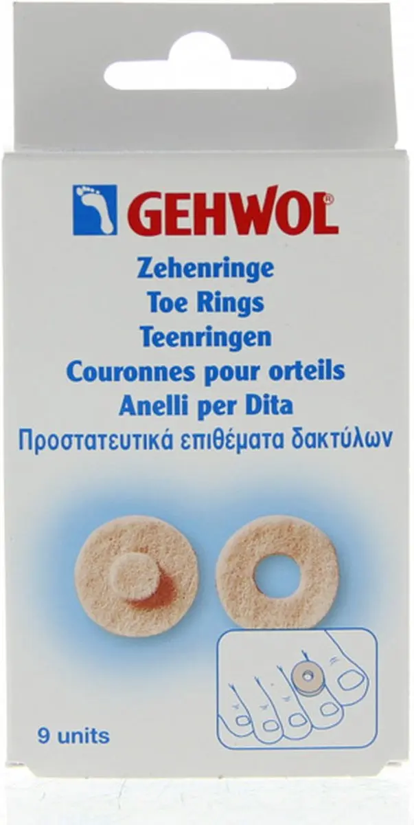 Gehwol Bescherming Anti Druk Teenringen 9ml