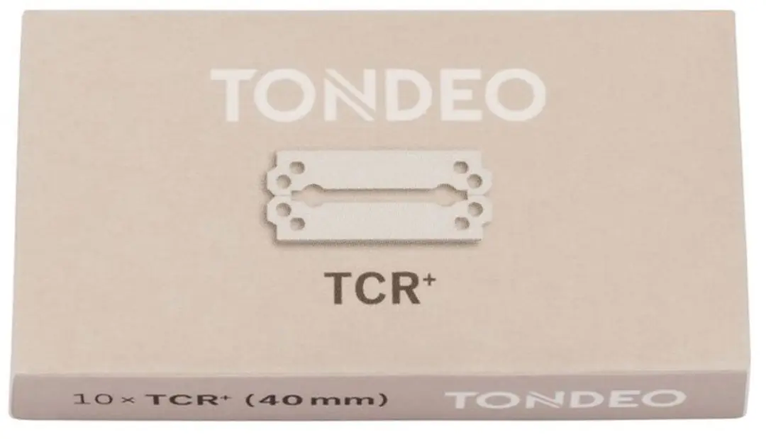 Tondeo TCR Mesjes 10x10 - 2 Bladen - Zwart