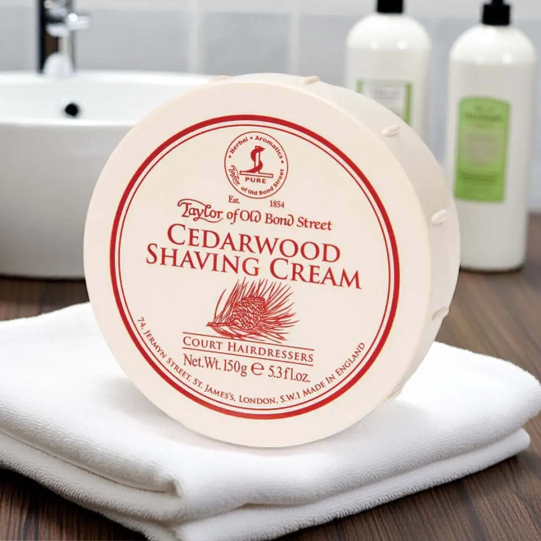 Taylor of Old Bond Street Cedarwood Scheercrème 150g