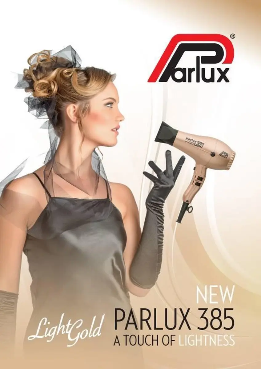 Parlux Light 385 Föhn - 2150W - Zwart